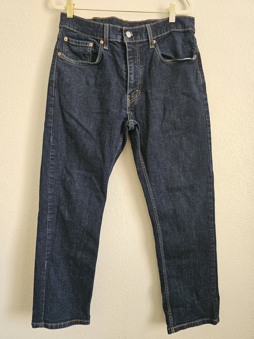 Levi's Men's Straight Jeans in Dark Indigo